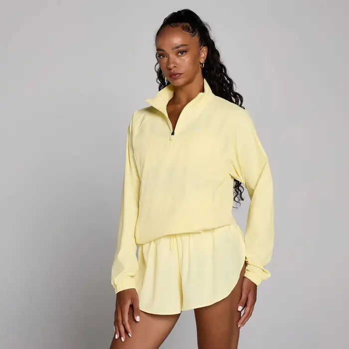 MyProtein Giacca a vento MP donna Velocity - Crema burro - XXL Giallo