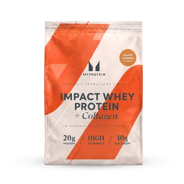 MyProtein Impact Whey Protein + Collagene - 375G - 15porzioni - Caramello salato