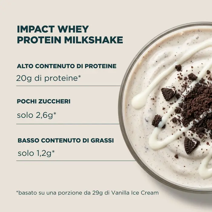 MyProtein Impact Whey Protein Milkshake - 900G - 30porzioni - Cookie Crumble