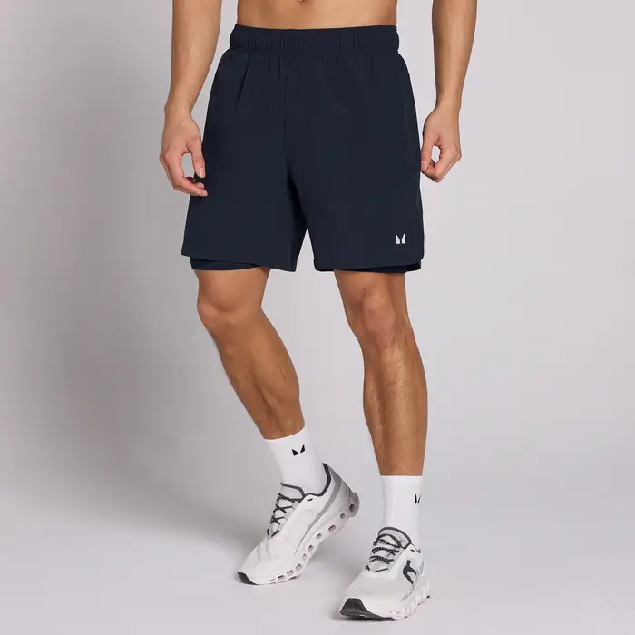 MP Men s 7 2-in-1 Training Shorts - Dark Navy - XS Blu