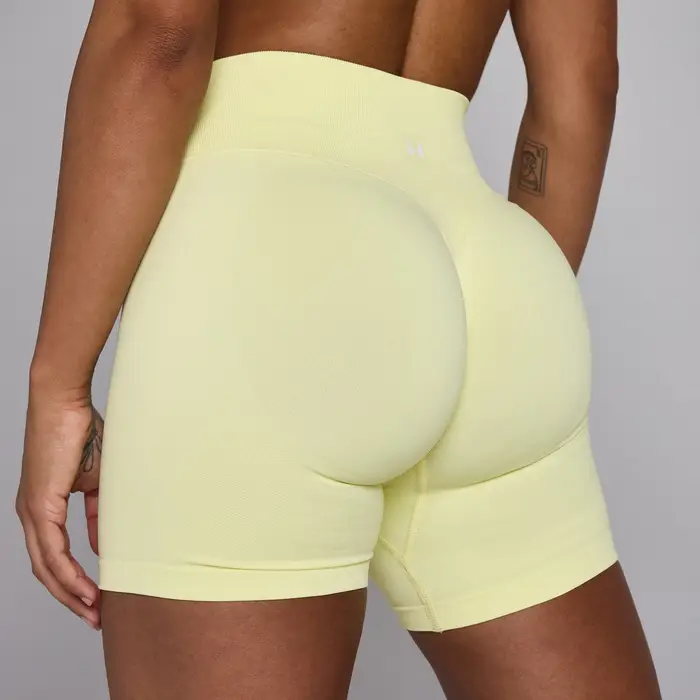 Pantaloncini MP donna Lift senza cuciture - Limone - XXL Giallo