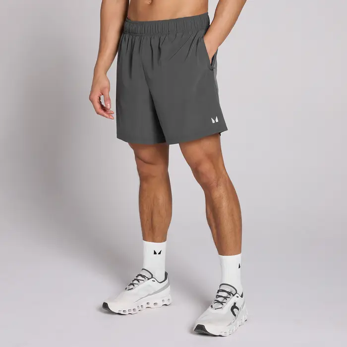 Pantaloncini MP uomo training tessuti 7 - Grigio scuro - XXXL