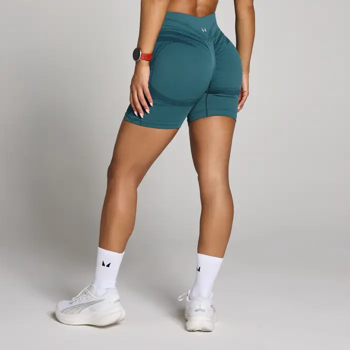 MyProtein Pantaloncini senza cuciture MP donna Hybrid - Verde acqua intenso