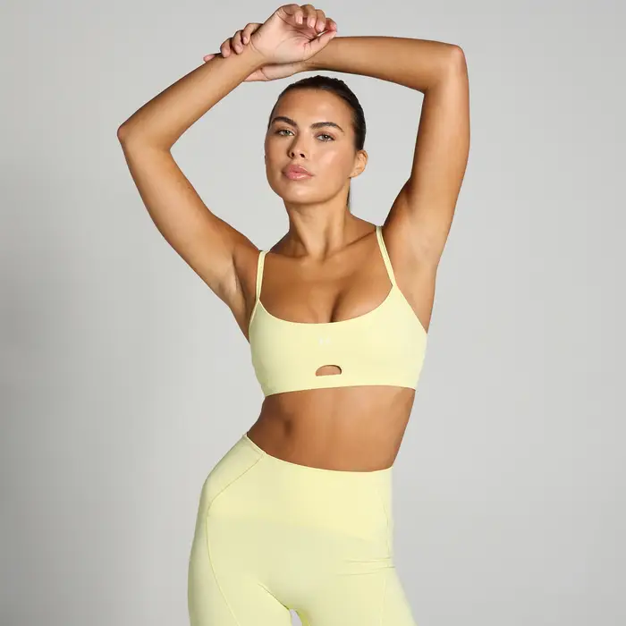 MyProtein Reggiseno con spalline MP Tempo Ultra - Giallo limone