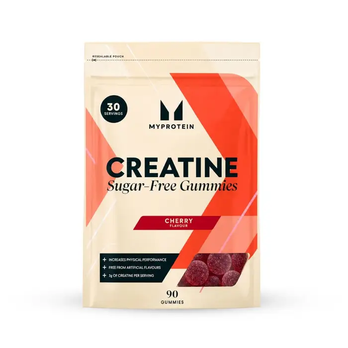 MyProtein Sugar-Free Creatine Gummies - 90 GUMMIES - 30porzioni - Ciliegia