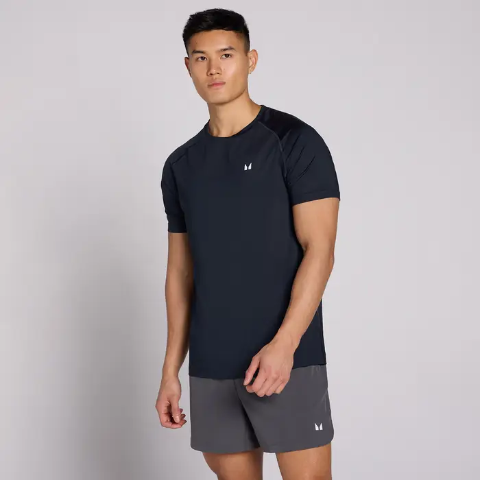 T-shirt a manica corta MP uomo training - Blu navy scuro - M