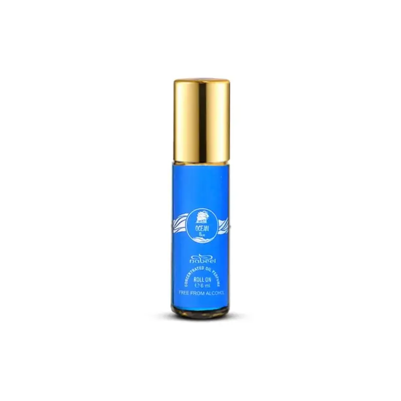 Nabeel Oil Perfume Ocean Blue Roll On 6ml - Huile de Parfum Unisex
