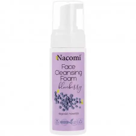 Nacomi Face Cleansing Foam Blueberry - schiuma profumata al mirtillo 150 ml