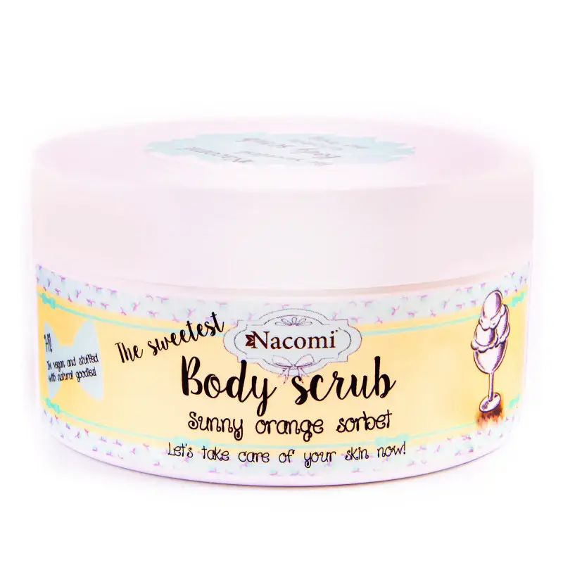 Nacomi Scrub corpo Peeling, sorbetto all arancia, 125 g