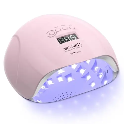 NAILGIRLS Lampade UV Per Unghie, 150W Portatile Lampada per Unghie Asciuga Smalto Fornetto Unghie per