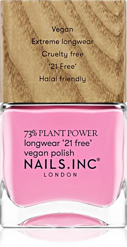 Nails inc Vegan smalto per unghie lunga tenuta colore Detox On Repeat 14 ml