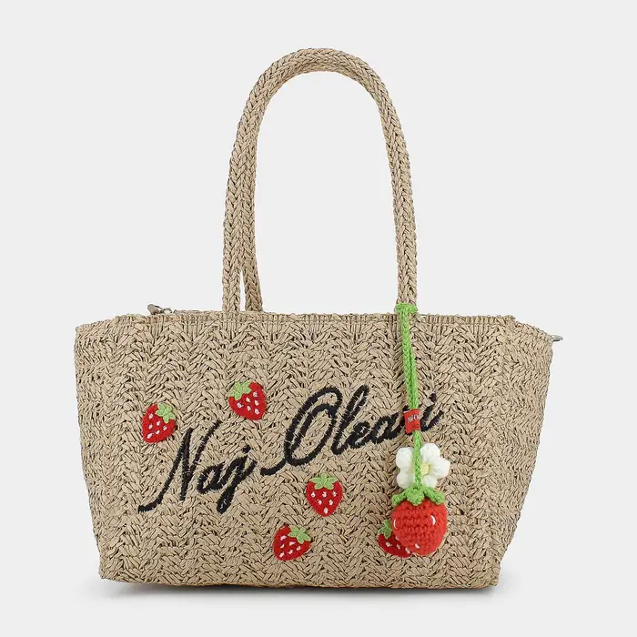 NAJ OLEARI Borsa Mare da Donna, beige