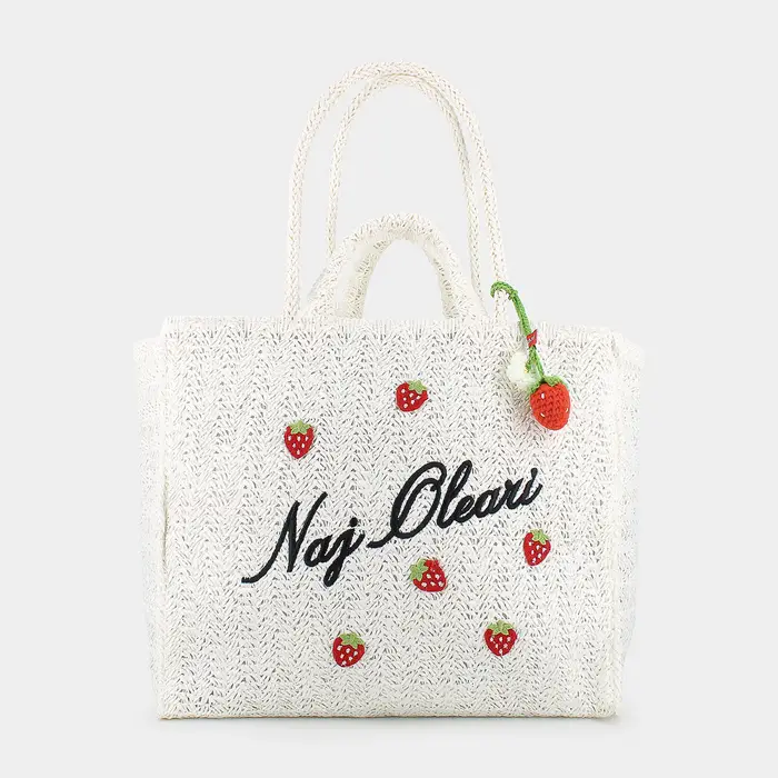 NAJ OLEARI Borsa Mare da Donna, bianco