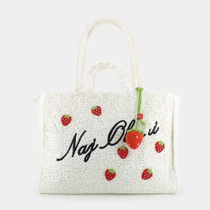 NAJ OLEARI Borsa Mare da Donna, bianco