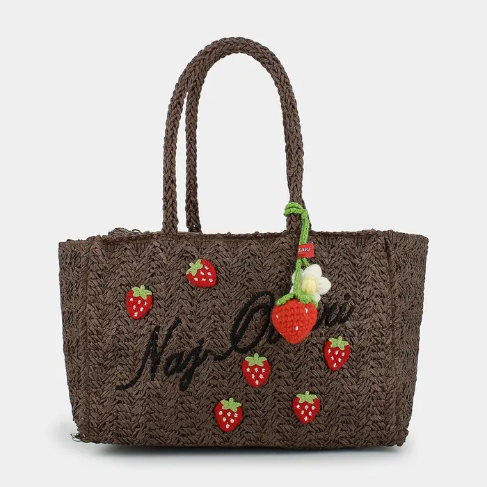 NAJ OLEARI Borsa Mare da Donna, marrone