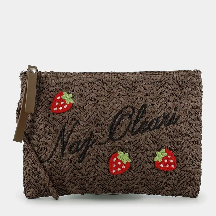 NAJ OLEARI Necessaire da Donna, marrone