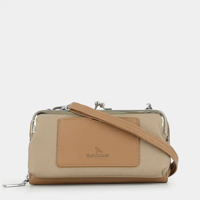 NAJ OLEARI Portafoglio da Donna, beige