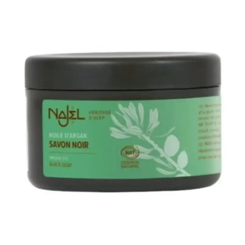 Najel Sapone Nero all'Olio di Argan 200 ml