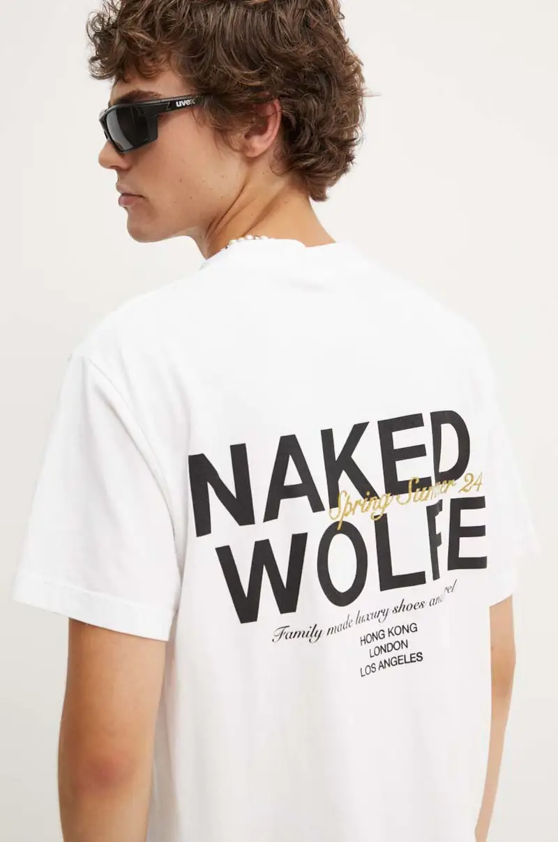 Naked Wolfe T-shirt Bianco 4157259