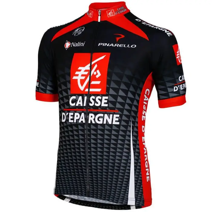 Nalini Maglia manica corta CAISSE D EPARGNE Nero