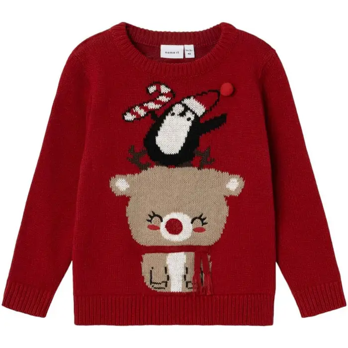 name it Maglione bambino q-bab-68757 Rosso