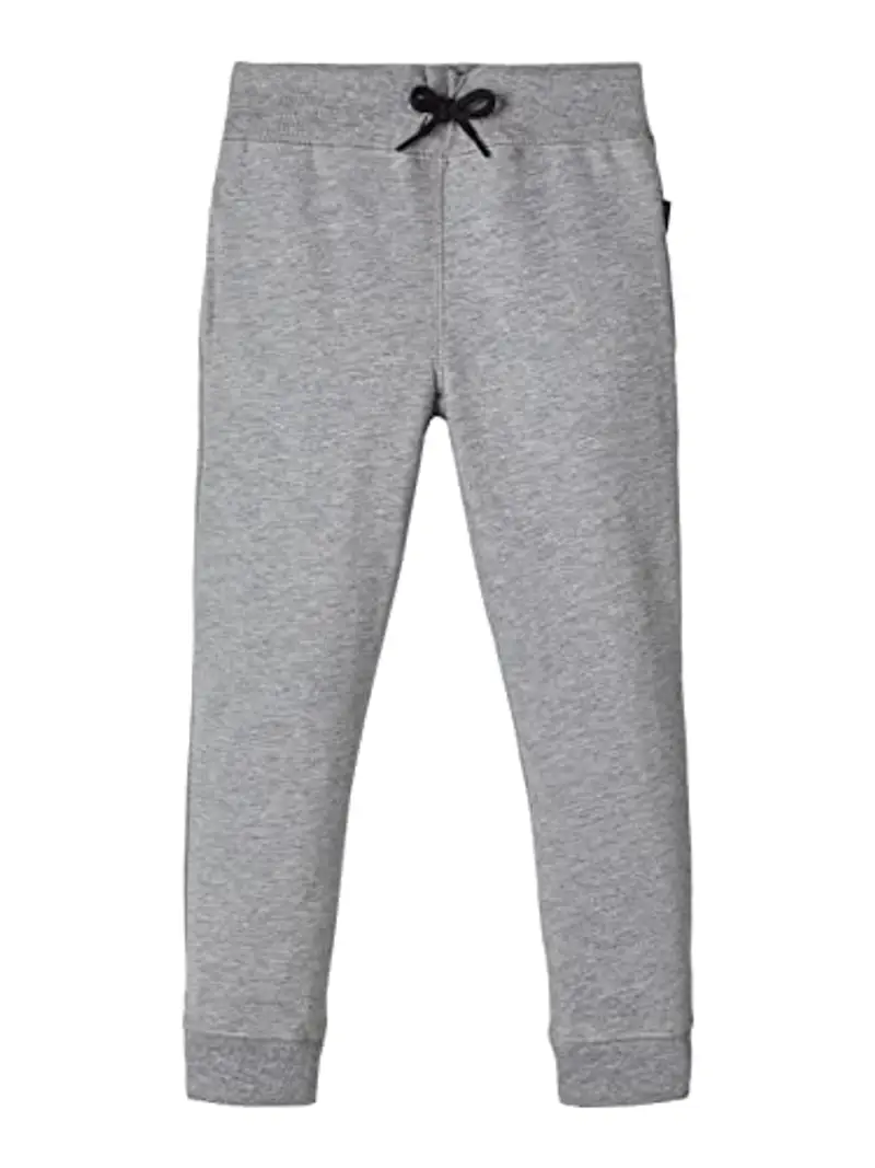 NAME IT Nkmsweat Pant Bru Noos Pantaloni Sportivi, Grigio (Grey Melange), 140 Bambini e Ragazzi