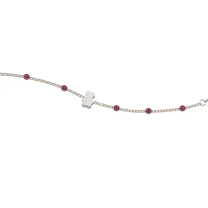 NANAN Bracciale Argento 925 - Palline Lilla