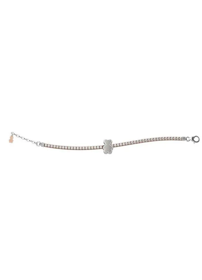 NANAN Bracciale Tennis Bimbo Argento 925