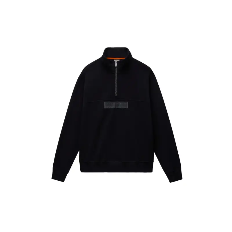 Napapijri Felpa 1/2 zip in French Terry Box Logo