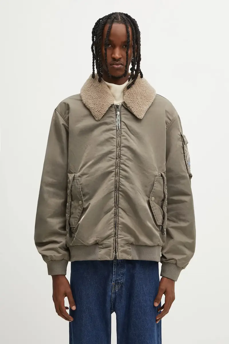 Napapijri giacca A-Nemes colore grigio NP0A891XN1T1