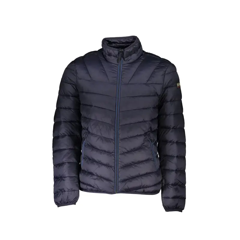 Napapijri Giubbotto Uomo Blu con Cappuccio e Tasche