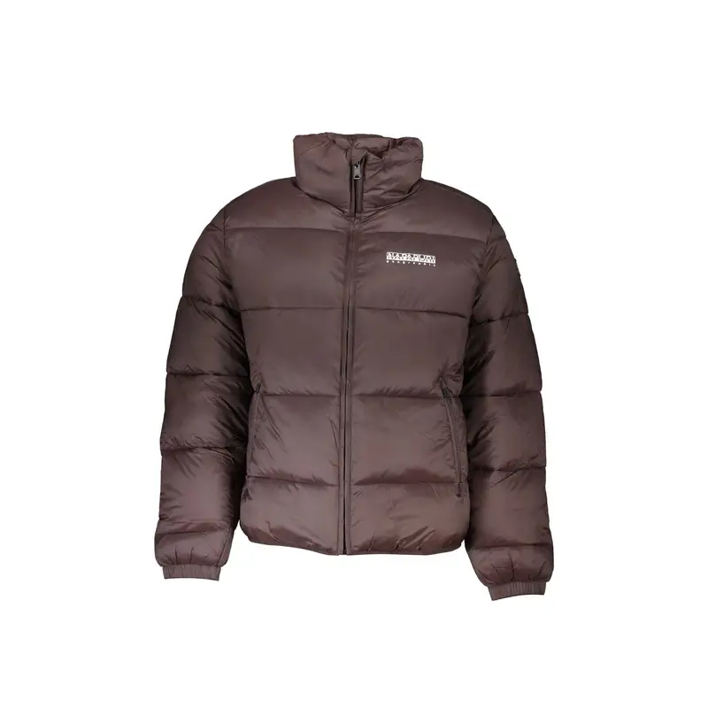 Napapijri Giubbotto Uomo Marrone Regular Fit con Tasche