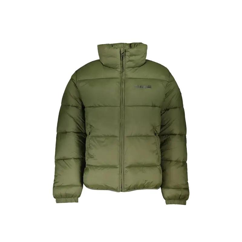 Napapijri Giubbotto Uomo Verde Regular Fit con Tasche