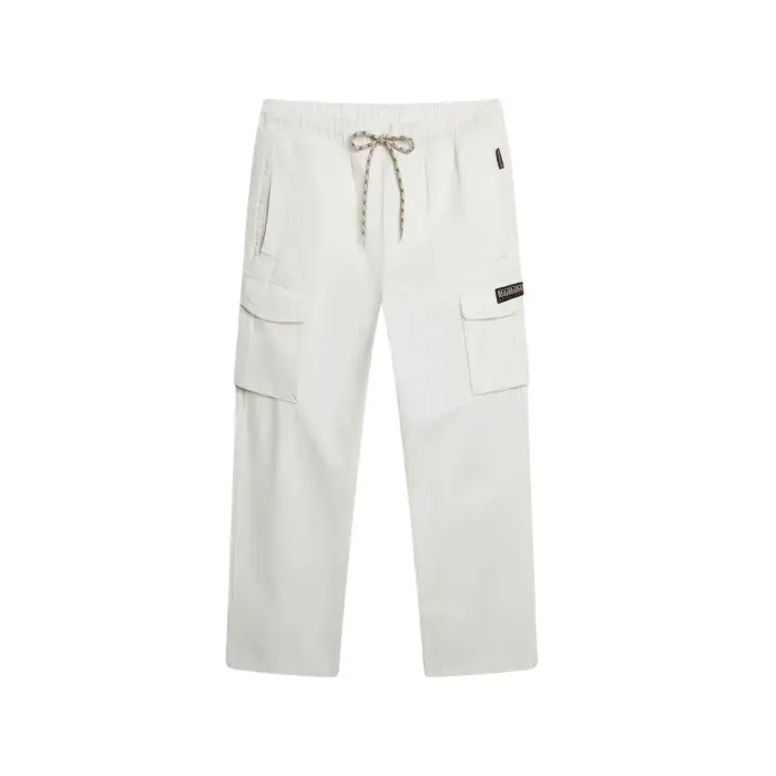 Pantaloni cargo da donna Napapijri Faber Blanc