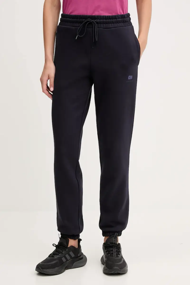 Napapijri pantaloni tuta Nina donna colore blu navy NP0A4HD61761