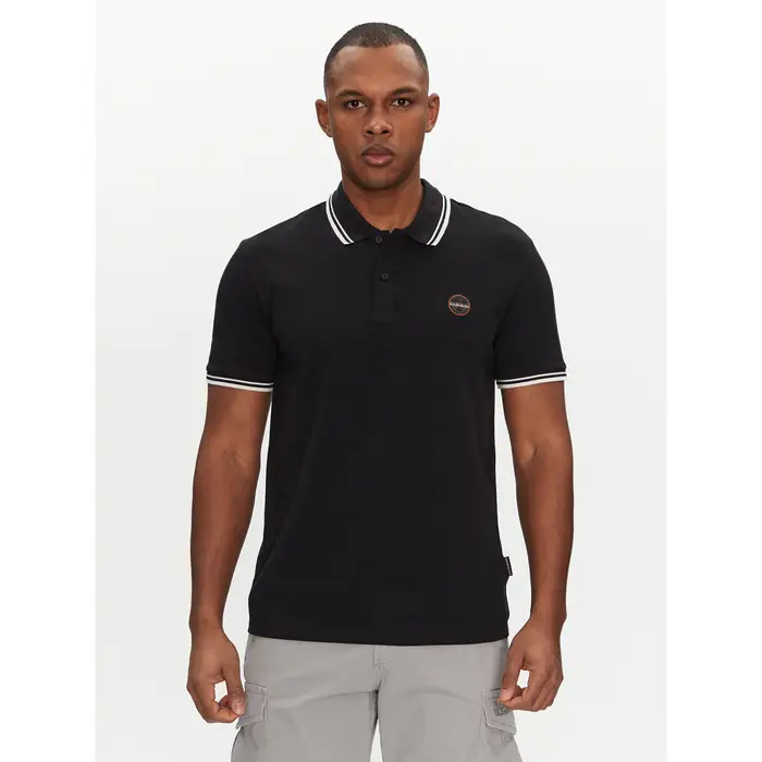 Napapijri Polo E-Macas NP0A4ID59411 Nero Regular Fit