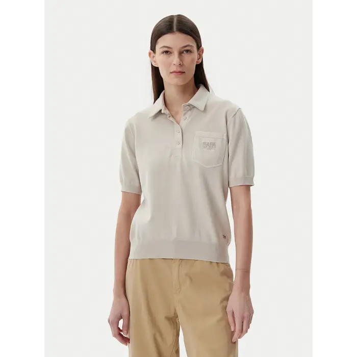 Polo NP0A4IFJ Beige Regular Fit