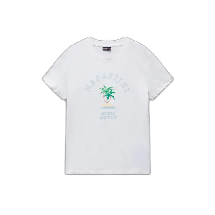 T-shirt da donna Napapijri Fete Blanc