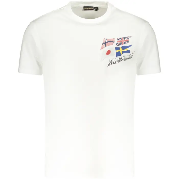 Napapijri T-shirt NP0A4FZBSMAHSASS Bianco