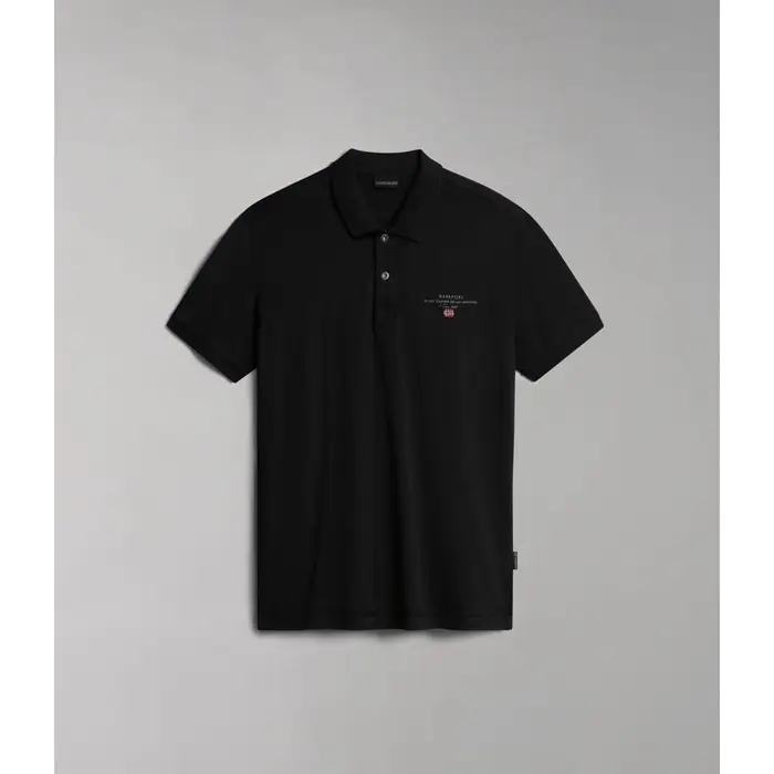 Napapijri T-shirt & Polo ELBAS 4 JERSEY - NP0A4GB4-0411 BLACK Nero
