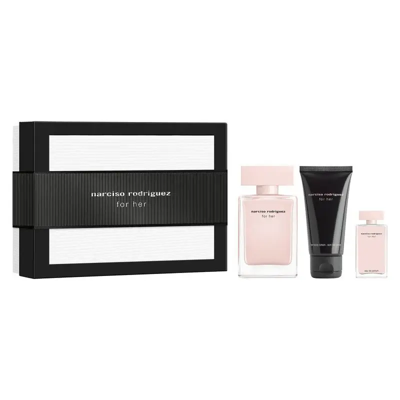 Narciso Rodriguez for Her Gift Set EDP 50 ml, lozione corpo 50 ml e miniatura EDP 7,4 ml 50ml