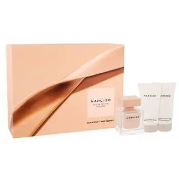 Narciso Rodriguez Narciso Poudree EDP cofanetto regalo 50 ml, crema doccia 50 ml e lozione 50 ml