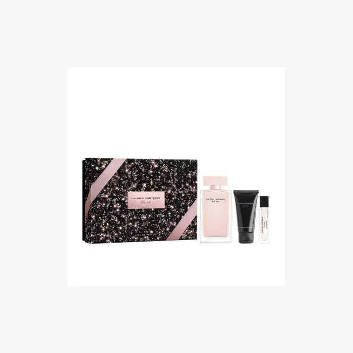 Narciso Rodriguez Per Lei Custodia 3 Pezzi Eau de Parfum spray 100 ml + Lozione corpo 50 ml + Eau de Parfum spray 10 ml