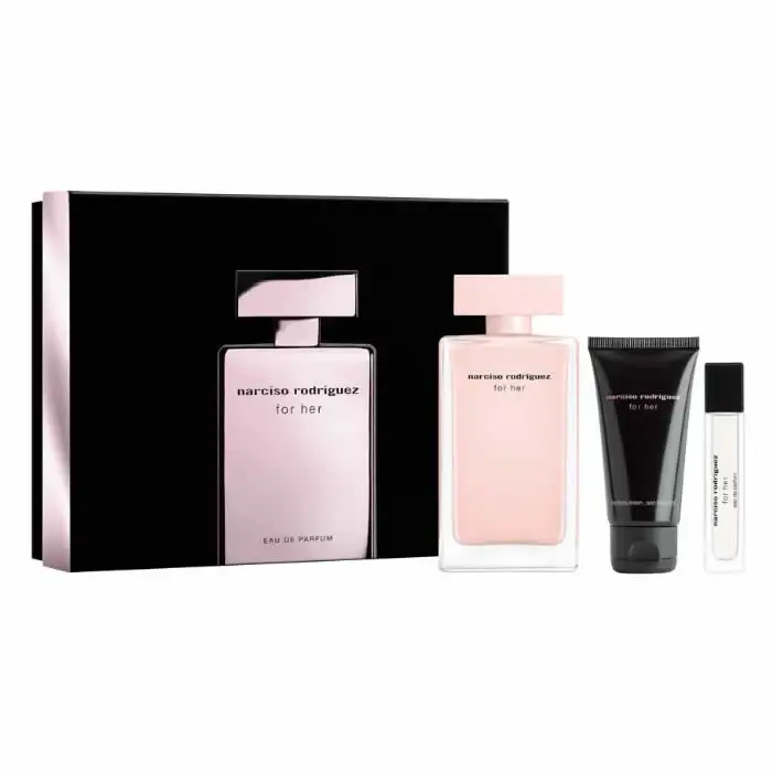 Narciso rodriguez per lei Eau De Perfume Spray Set 100 ml 3 Pezzi
