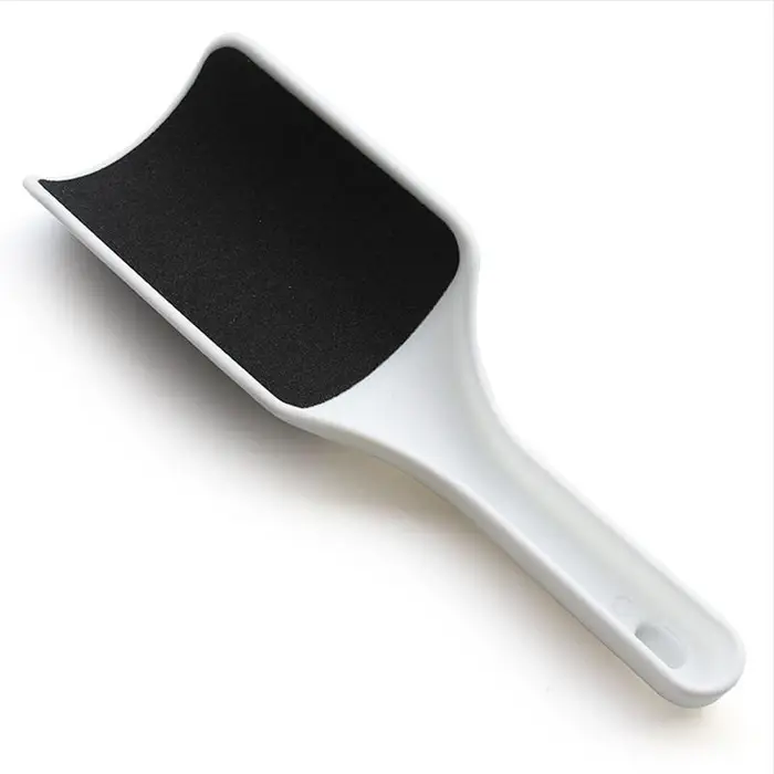 Lima per piedi, raspa per piedi, raschietto per talloni, lima per piedi e rimozione calli per piedi, scrubber per piedi per pelle morta bianco