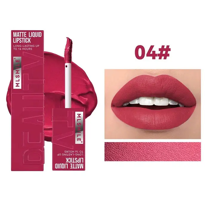 Smalto per labbra opaco Rossetto liquido che non sbiadisce Lucidalabbra impermeabile Trucco per labbra da donna Cosmetici per smalto per labbra