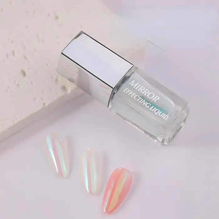 Smalto per unghie effetto specchio metallico in polvere Magic Chrome da 5 ml Decorazione per nail art fai da te