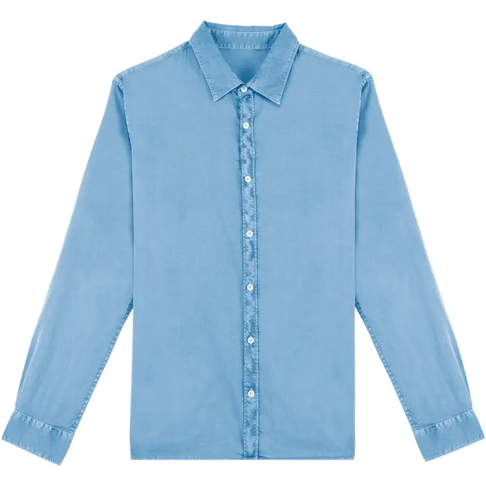 Native Spirit Camicia a maniche lunghe PC5130 Blu