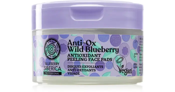 Natura siberica Cuscinetti viso peeling antiossidanti 20 unità