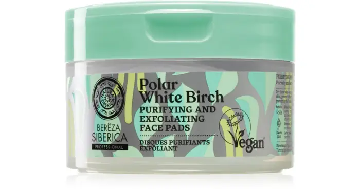 Natura siberica Cuscinetti viso purificanti ed esfolianti 20 unità